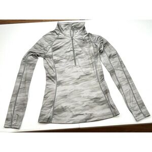 under armour‎ womens Xtra Small coldgear 1/4 zip Gray  jacket athletic pullover